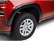 Bushwacker Extend-A-Fender Flares with Extended Coverage; Front; Matte Black (19-24 Silverado 1500, Excluding ZR2)