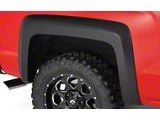 Bushwacker Extend-A-Fender Flares; Rear; Matte Black (15-19 Silverado 2500 HD)