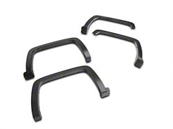 Bushwacker OE Style Fender Flares; Front and Rear; Matte Black (15-19 Silverado 2500 HD)