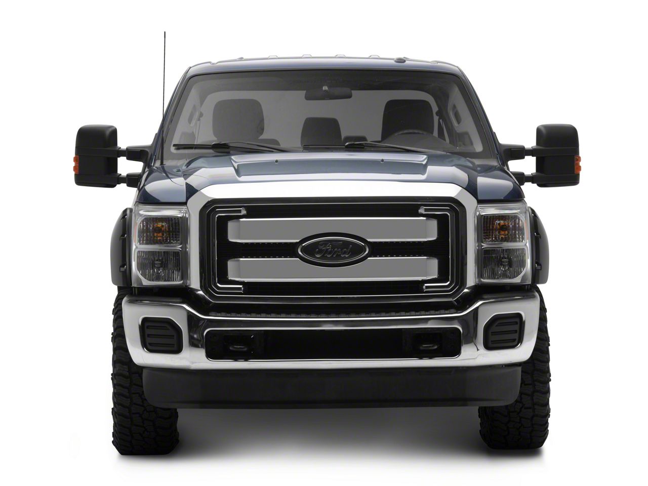 Bushwacker F 250 Super Duty Pocket Style Fender Flares Matte Black 20931 02 11 16 F 250 Super 0494