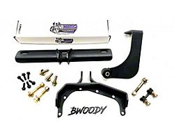 Bwoody Performance Front Differential Brace and Rear Adjustable 8.80-Inch Differential Brace; Black (15-25 F-150 w/ 8.8-Inch Rear Differential, Excluding Raptor)