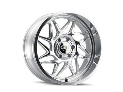 Cali Off-Road Gemini Polished 8-Lug Wheel; 22x12; -51mm Offset (01-06 Sierra 2500 HD)