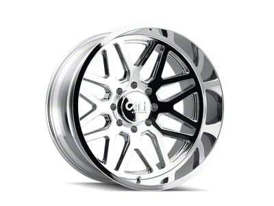 Cali Off-Road Invader Chrome 8-Lug Wheel; 24x14; -76mm Offset (01-06 Sierra 2500 HD)