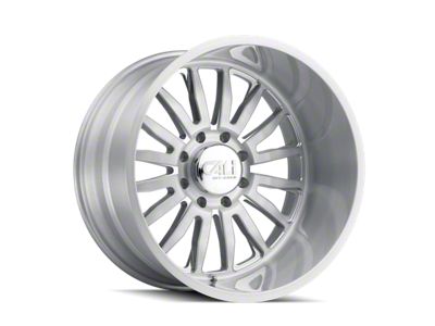 Cali Off-Road Summit Brushed Milled 8-Lug Wheel; 24x14; -76mm Offset (01-06 Sierra 2500 HD)