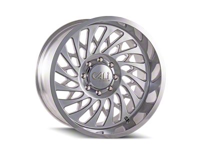 Cali Off-Road Switchback Polished 8-Lug Wheel; 20x12; -51mm Offset (01-06 Sierra 2500 HD)