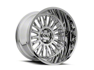 Cali Off-Road Vertex Chrome 8-Lug Wheel; 22x12; -44mm Offset (01-06 Sierra 3500 HD SRW)