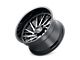 Cali Off-Road Purge Gloss Black Milled 8-Lug Wheel; 20x10; -25mm Offset (03-09 RAM 2500)