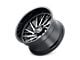 Cali Off-Road Purge Gloss Black Milled 8-Lug Wheel; 24x14; -76mm Offset (03-09 RAM 2500)