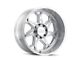 Cali Off-Road Sevenfold Brushed Milled 8-Lug Wheel; 20x9; 0mm Offset (03-09 RAM 2500)