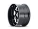 Cali Off-Road Sevenfold Gloss Black Milled 8-Lug Wheel; 20x10; -25mm Offset (03-09 RAM 2500)