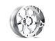 Cali Off-Road Sevenfold Polished 8-Lug Wheel; 20x10; -25mm Offset (03-09 RAM 2500)