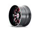 Cali Off-Road Summit Gloss Black Milled with Prism Red 8-Lug Wheel; 20x12; -51mm Offset (03-09 RAM 2500)