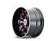 Cali Off-Road Summit Gloss Black Milled with Prism Red 8-Lug Wheel; 20x9; 0mm Offset (03-09 RAM 2500)