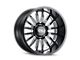 Cali Off-Road Summit Gloss Black Milled 8-Lug Wheel; 20x10; -25mm Offset (03-09 RAM 2500)