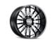 Cali Off-Road Summit Gloss Black Milled 8-Lug Wheel; 22x12; -51mm Offset (03-09 RAM 2500)