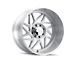 Cali Off-Road Gemini Brushed Milled 8-Lug Wheel; 24x14; -76mm Offset (03-09 RAM 3500 SRW)