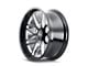 Cali Off-Road Invader Gloss Black Milled 8-Lug Wheel; 22x12; -51mm Offset (03-09 RAM 3500 SRW)