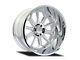 Cali Off-Road Auburn Polished 6-Lug Wheel; 24x14; -76mm Offset (04-08 F-150)