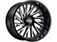 Cali Off-Road Purge Gloss Black Milled 6-Lug Wheel; 20x12; -51mm Offset (04-08 F-150)