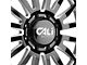 Cali Off-Road Summit Gloss Black Milled 6-Lug Wheel; 20x10; -25mm Offset (07-14 Tahoe)