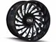 Cali Off-Road Switchback Gloss Black Milled 6-Lug Wheel; 20x10; -25mm Offset (07-14 Yukon)