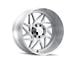 Cali Off-Road Gemini Brushed Milled 8-Lug Wheel; 24x14; -76mm Offset (11-16 F-250 Super Duty)