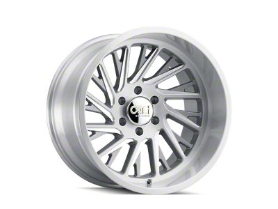 Cali Off-Road Purge Brushed and Clear Coated 8-Lug Wheel; 22x12; -51mm Offset (11-16 F-350 Super Duty SRW)