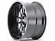 Cali Off-Road Summit Gloss Black Milled 6-Lug Wheel; 20x9; -12mm Offset (14-18 Sierra 1500)