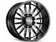 Cali Off-Road Summit Gloss Black Milled 6-Lug Wheel; 22x10; 0mm Offset (14-18 Sierra 1500)