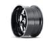 Cali Off-Road Sevenfold Gloss Black Milled 6-Lug Wheel; 20x12; -51mm Offset (14-18 Silverado 1500)