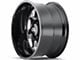 Cali Off-Road Sevenfold Gloss Black Milled 6-Lug Wheel; 20x10; -25mm Offset (15-20 F-150)