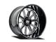 Cali Off-Road Auburn Gloss Black Milled 6-Lug Wheel; 20x10; -25mm Offset (15-20 Tahoe)