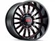 Cali Off-Road Summit Gloss Black with Red Milled Spokes 6-Lug Wheel; 20x10; -25mm Offset (15-20 Tahoe)