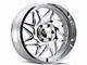 Cali Off-Road Gemini Polished Milled 6-Lug Wheel; 22x12; -51mm Offset (2024 Ranger)