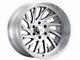 Cali Off-Road Purge Brushed Gloss 6-Lug Wheel; 22x12; -51mm Offset (24-25 Ranger)