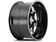 Cali Off-Road Sevenfold Gloss Black Milled 6-Lug Wheel; 20x10; -25mm Offset (2024 Ranger)
