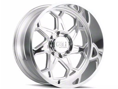 Cali Off-Road Sevenfold Polished Milled 6-Lug Wheel; 24x12; -51mm Offset (24-25 Ranger)