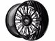 Cali Off-Road Vertex Gloss Black Milled 6-Lug Wheel; 20x10; -25mm Offset (2024 Ranger)