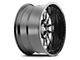 Cali Off-Road Summit Gloss Black Milled 5-Lug Wheel; 20x10; -25mm Offset (94-01 RAM 1500)