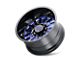 Cali Off-Road Summit Gloss Black Milled with Prism Blue 8-Lug Wheel; 20x9; 0mm Offset (94-02 RAM 2500)