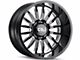 Cali Off-Road Summit Gloss Black Milled 6-Lug Wheel; 20x10; -25mm Offset (99-06 Silverado 1500)