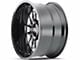 Cali Off-Road Summit Gloss Black Milled 6-Lug Wheel; 20x12; -51mm Offset (99-06 Silverado 1500)