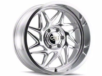 Cali Off-Road Gemini Polished Milled 6-Lug Wheel; 22x12; -51mm Offset (23-24 Canyon)