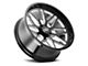 Cali Off-Road Invader Gloss Black Milled 6-Lug Wheel; 22x12; -51mm Offset (23-25 Canyon)