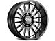 Cali Off-Road Summit Gloss Black Milled 6-Lug Wheel; 20x10; -25mm Offset (23-24 Canyon)