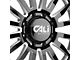 Cali Off-Road Summit Gloss Black Milled 6-Lug Wheel; 20x10; -25mm Offset (23-24 Canyon)