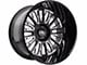 Cali Off-Road Vertex Gloss Black Milled 6-Lug Wheel; 20x10; -25mm Offset (23-25 Canyon)