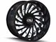 Cali Off-Road Switchback Gloss Black Milled 6-Lug Wheel; 20x10; -25mm Offset (23-24 Colorado)