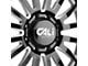 Cali Off-Road Summit Gloss Black Milled 5-Lug Wheel; 20x9; 0mm Offset (05-11 Dakota)