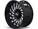 Cali Off-Road Switchback Gloss Black Milled 6-Lug Wheel; 20x10; -25mm Offset (21-24 F-150)